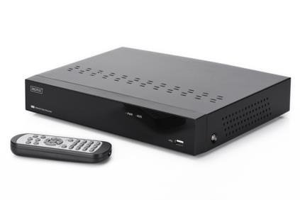 NVR DIGITUS 4 CANALES 720P COMPATIBLE PLUG&VIEW Y ONVIF 2 USB INCL HDD 2TB