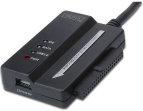 ADAPTADOR DIGITUS USB 3.0 - SATAII + IDE 3.5" INCL. FUENTE DE ALIMENTACION